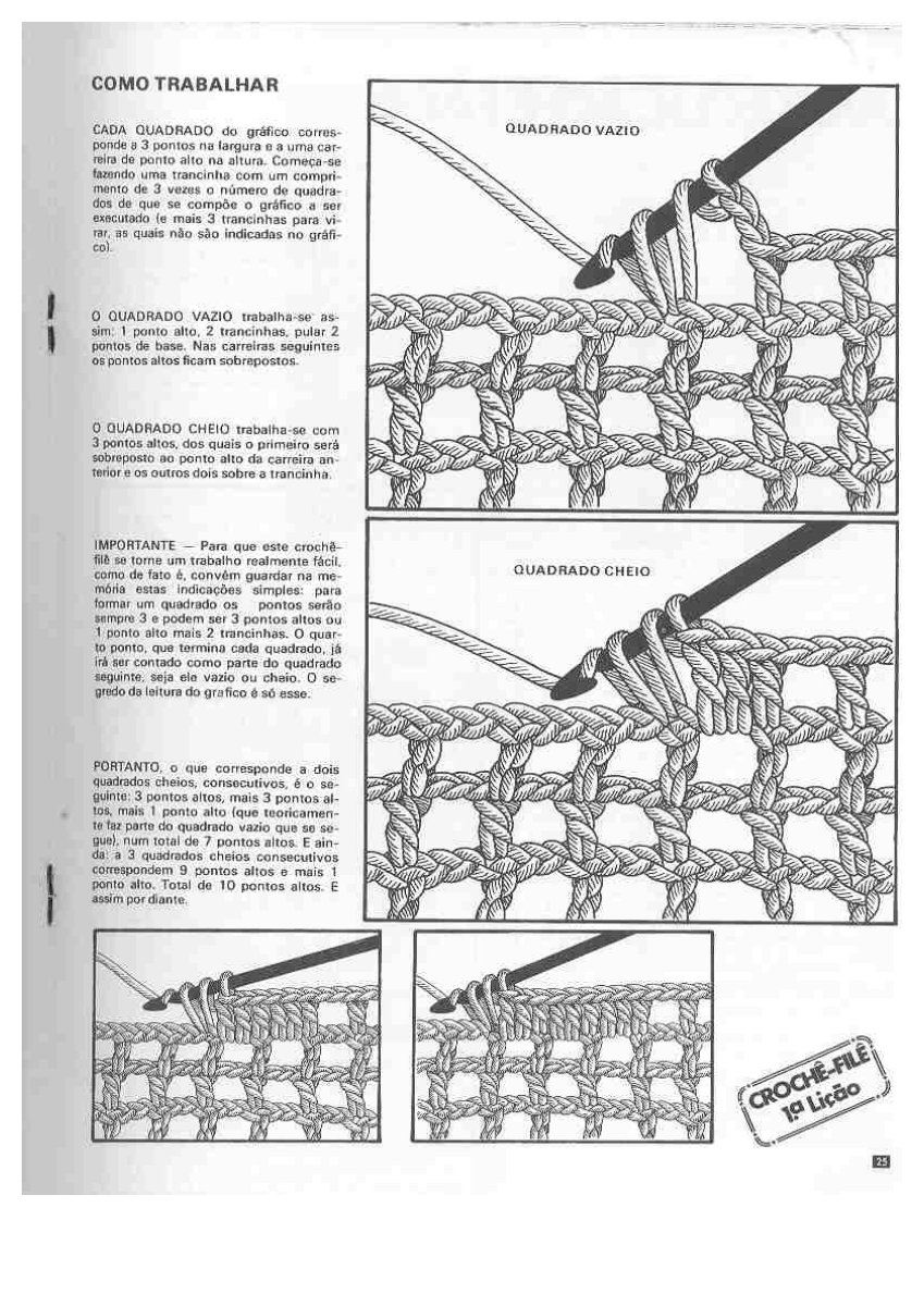Página real do PDF: Crochê filê